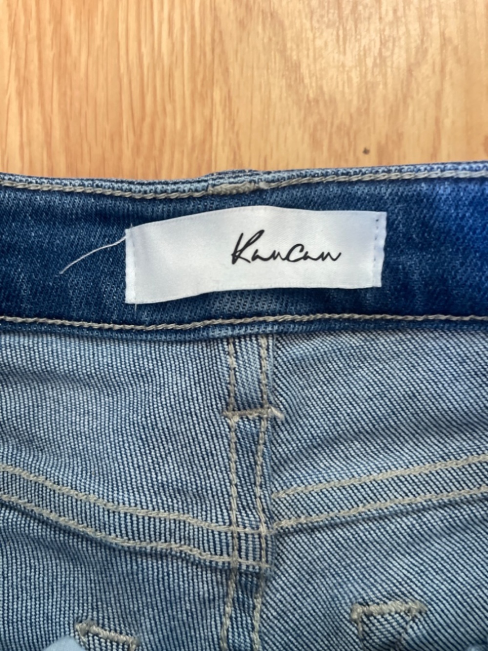 KanCan Layton High Rise Ankle Skinny Distressed Denim Blue Jeans Size 3/25 - Picture 8 of 13